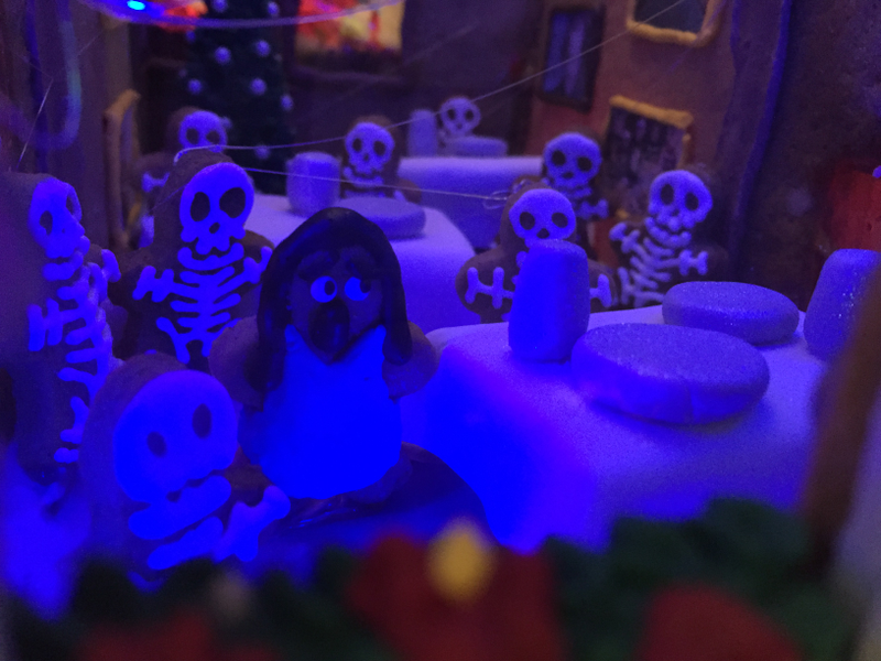 Illustration for article titled I Hope No One Tries to Hack This Shining-Inspired Gingerbread Hotel to Pieces